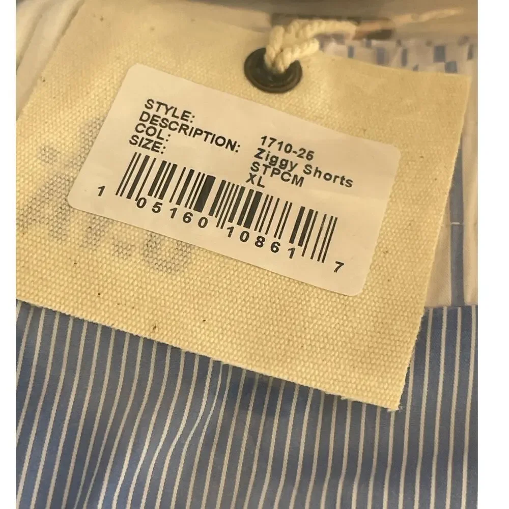 Ser.O.Ya Mens Size XL NEW Ziggy Swim Trunk Shorts in Blue Stripe Combo NWT